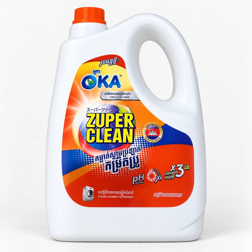 OKA Zuper Clean Liquid Laundry Detergent 3000 mL - PHARMCY ARUN REAS