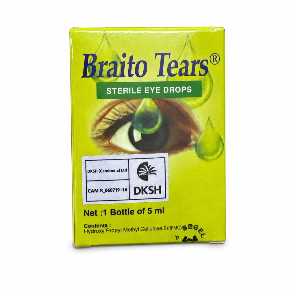 Braito Tears Hydroxypropyl methylcellulose 0.3% ophthalmic solution - Kim Yi