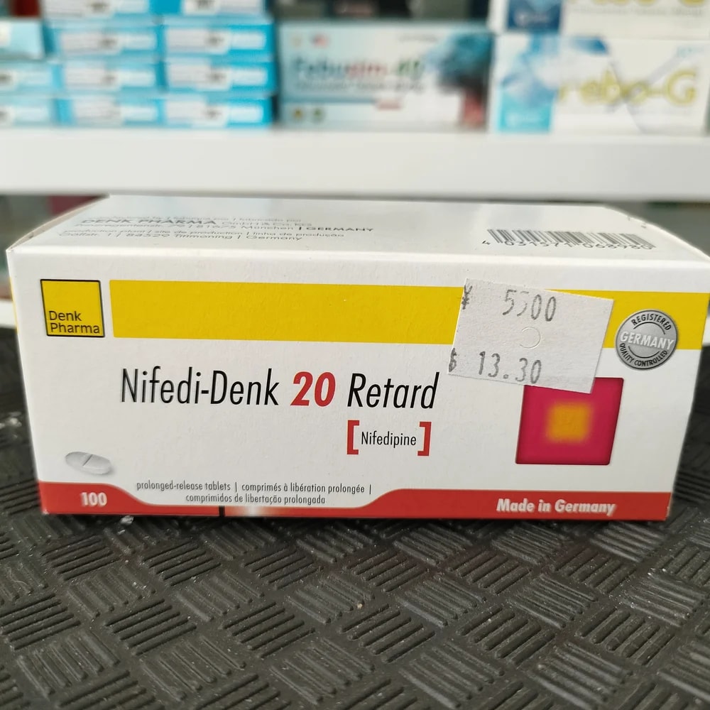 Nifedi-Denk 20 Retard 20 mg - PHARMACY PONLEU AOSOT