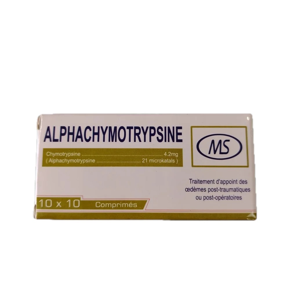 Alphachymotrypsine 4.2 mg (21 microkatals) - Reach Srey