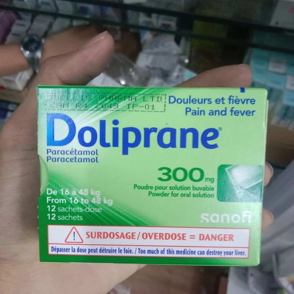Doliprane Paracetamol 300 mg powder for oral solution - Kim Yi