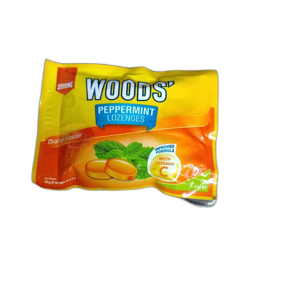 Woods' Peppermint Lozenges Orange - DHOU CARE PHARMACY