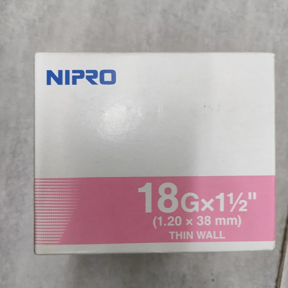Nipro Hypodermic Needle 21G x 1″ Sterile disposable hypodermic needle, 21G x 1″ (0.80 x 25 mm) - Depot De Pharmacie "A" Kim Houy