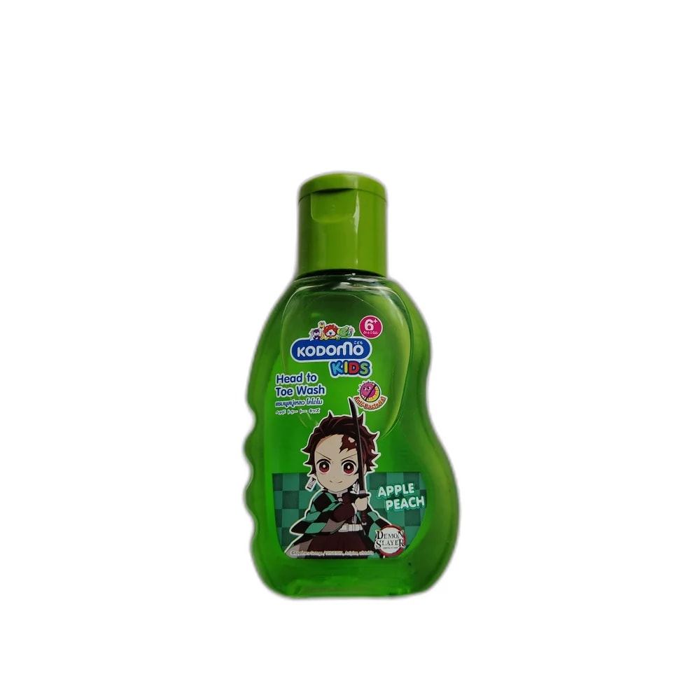 Kodomo Kids Head to Toe Wash Apple Peach Apple Peach scent 100 mL - PHARMACIE RATANAK