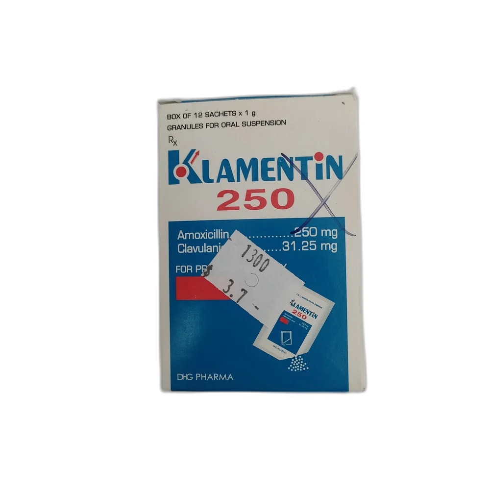 Klamentin 250 250 mg / 31.25 mg - PHARMACY PONLEU AOSOT