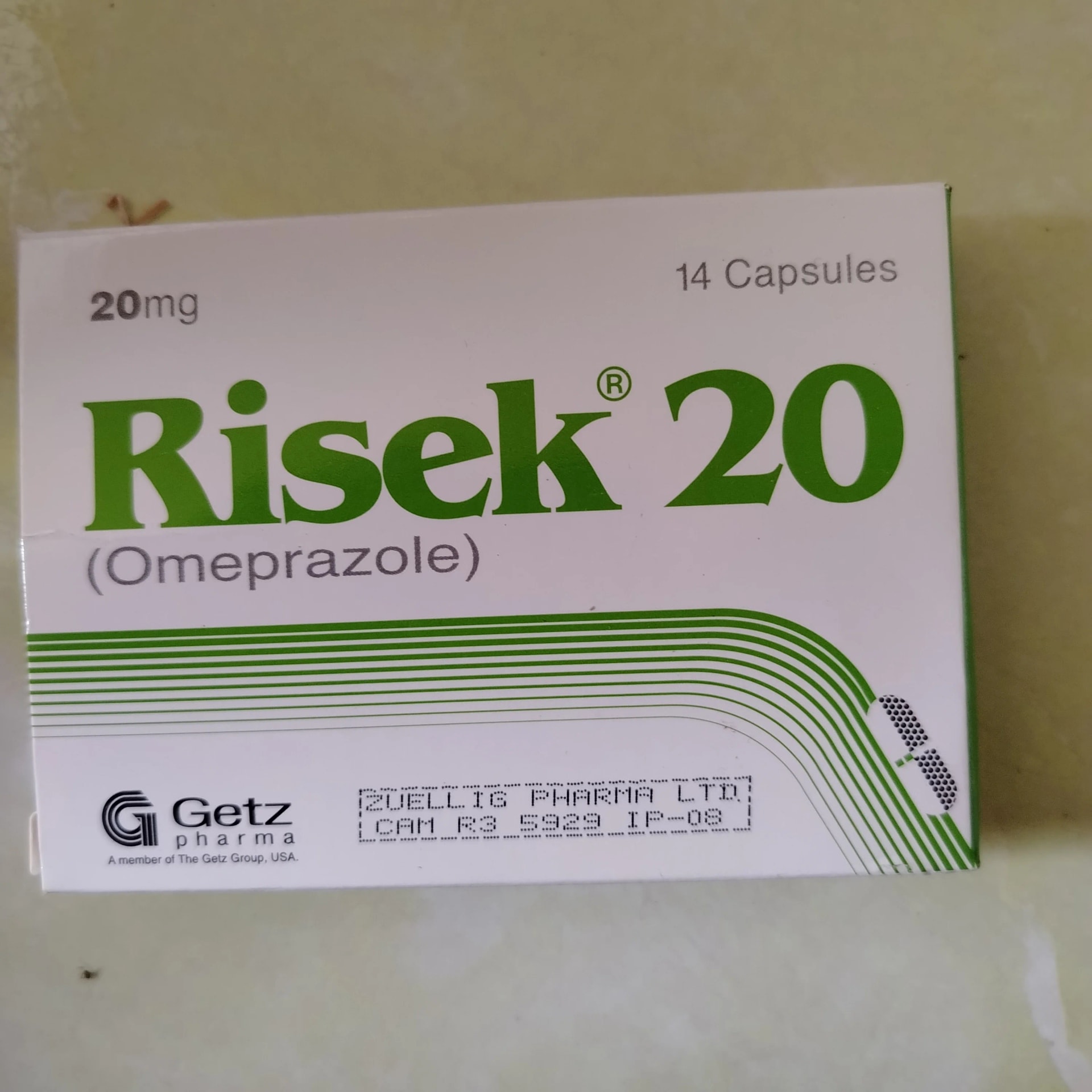 Risek 20 20 mg - Phal Cham Rouen