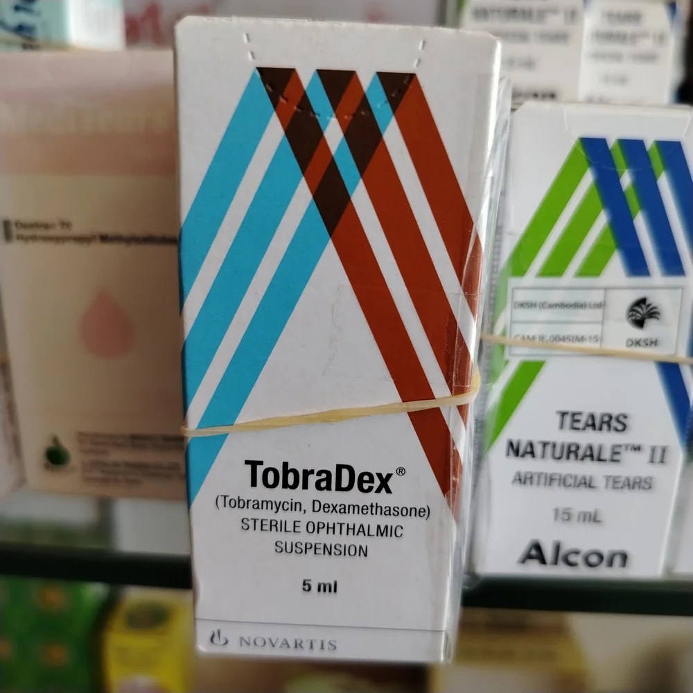 TobraDex Tobramycin 3 mg + Dexamethasone 1 mg per ml - CHEANIMUL PHARMACY
