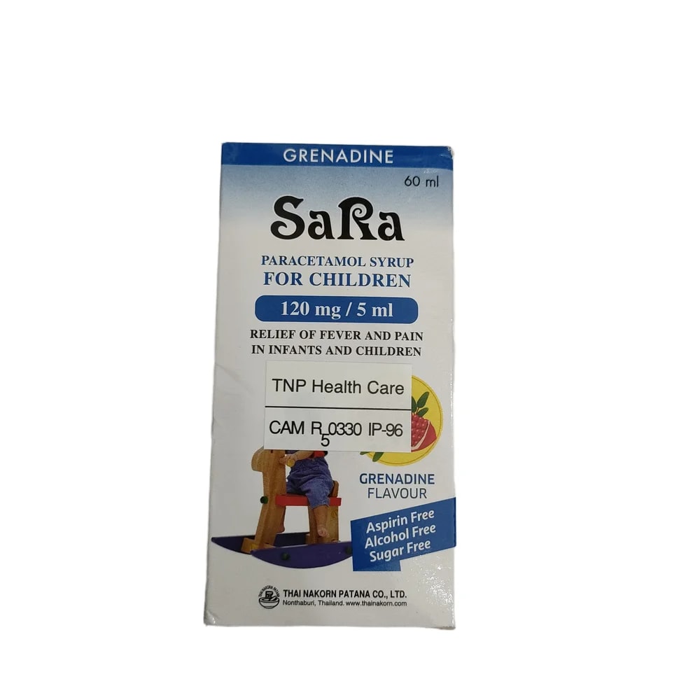 SaRa 120 mg / 5 mL - PHARMACY PONLEU AOSOT
