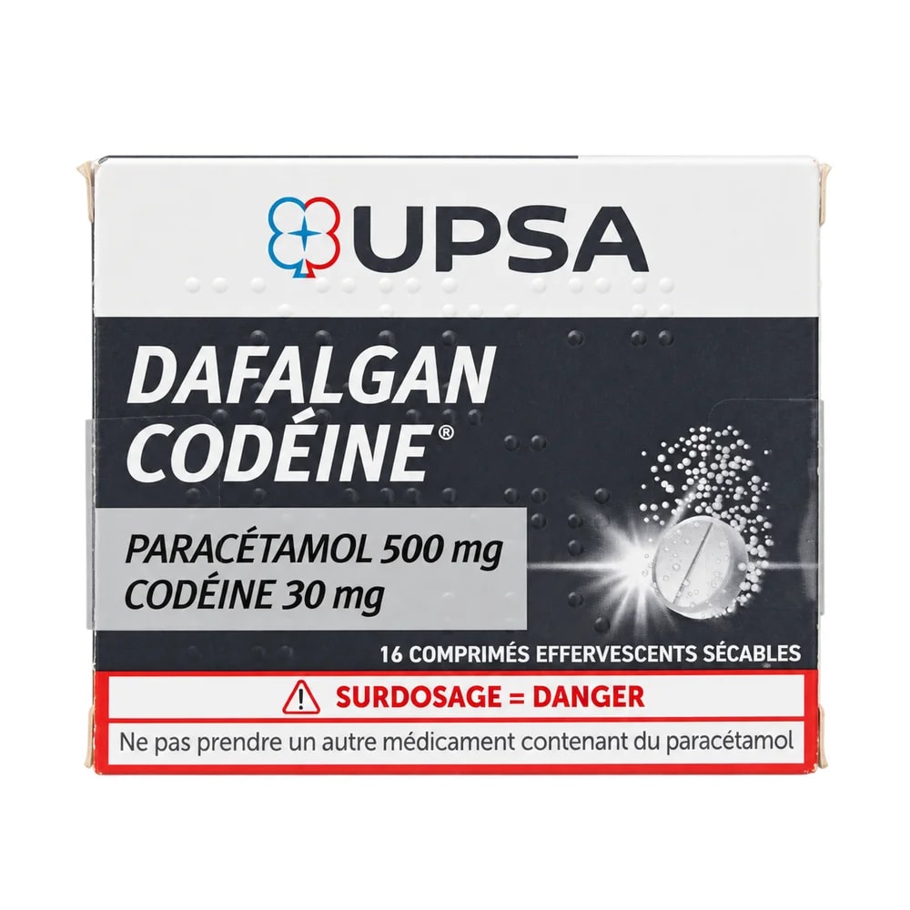Dafalgan Codéine 500 mg / 30 mg - Pharmacy Krech hong