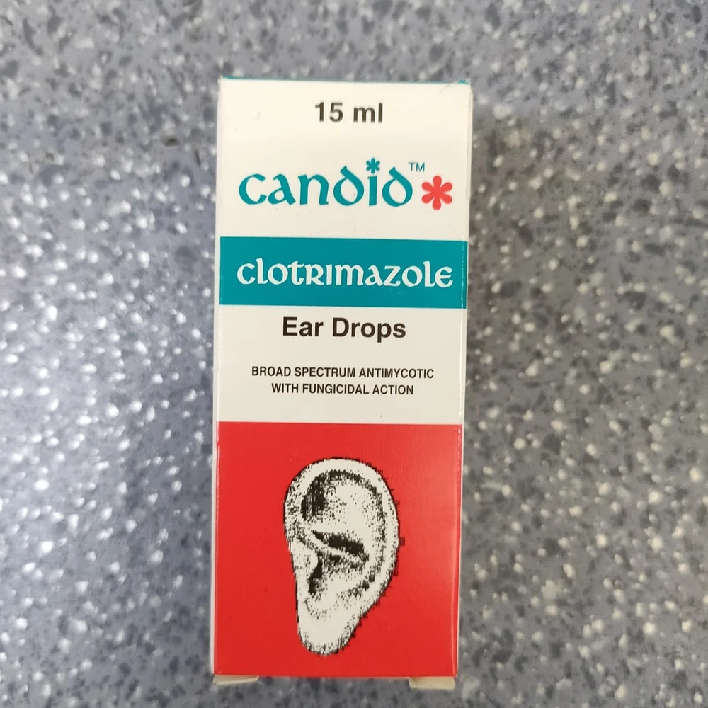 Candid Clotrimazole Ear Drops Clotrimazole 1% w/v - Depot De Pharmacie "A" Kim Houy