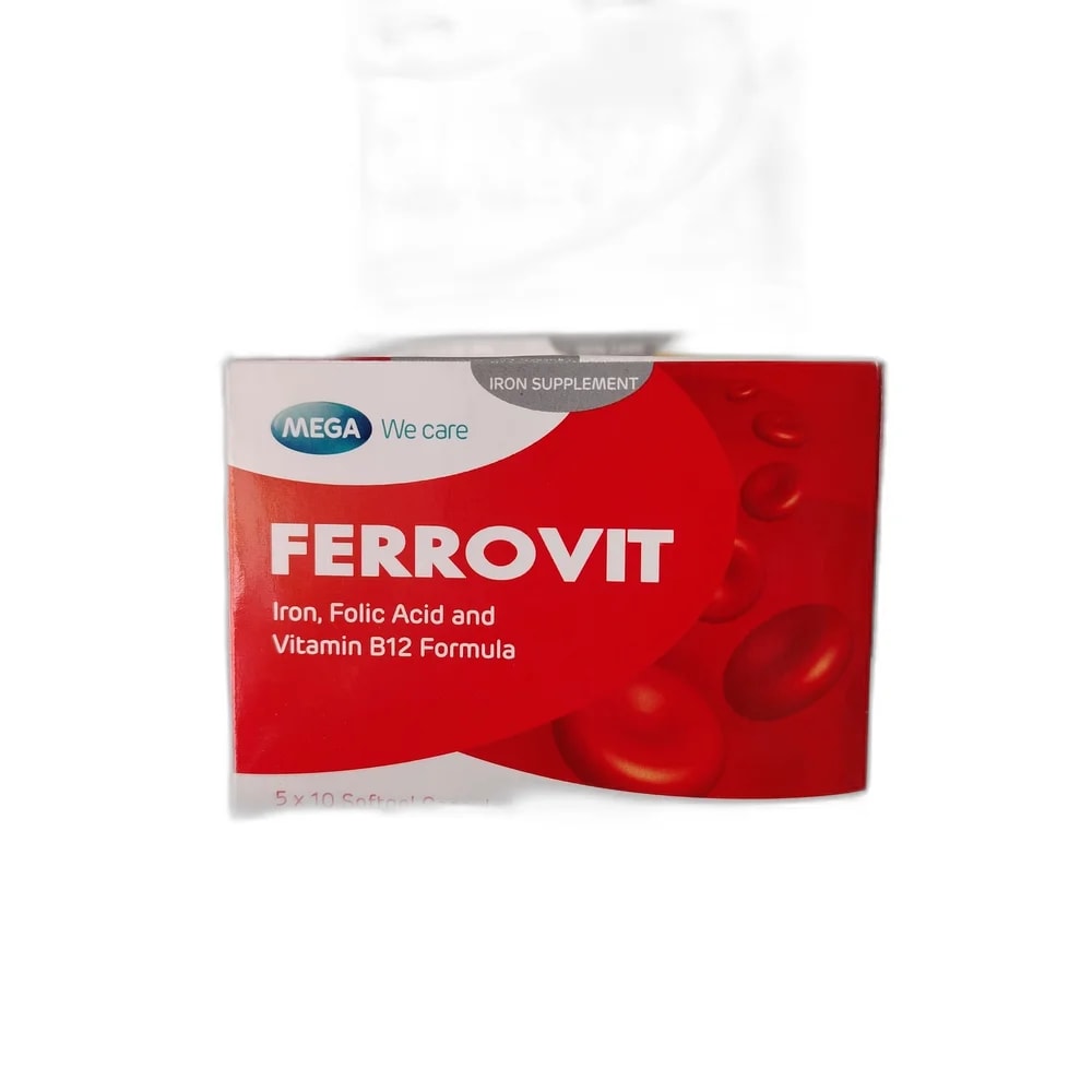 Ferrovit 162 mg / 0.75 mg / 7.5 mcg per softgel capsule - PHARMA ASSIST PHARMACY