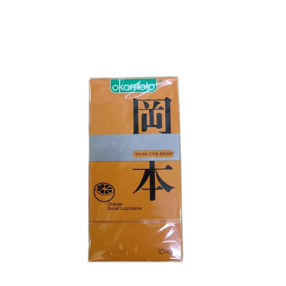 Okamoto Skinless Skin Orange Super Lubricative - Depot de Pharmacie B Rotha