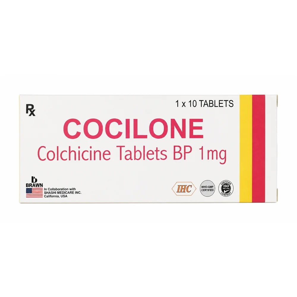 Cocilone Colchicine 1 mg tablet - Preah Chan Tep Pharmacy 