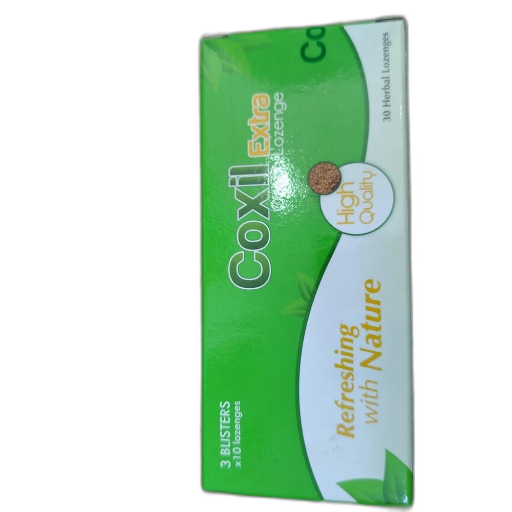 Coxil Extra Sugar-free herbal lozenge (30 lozenges pack) - PHARMA ASSIST PHARMACY