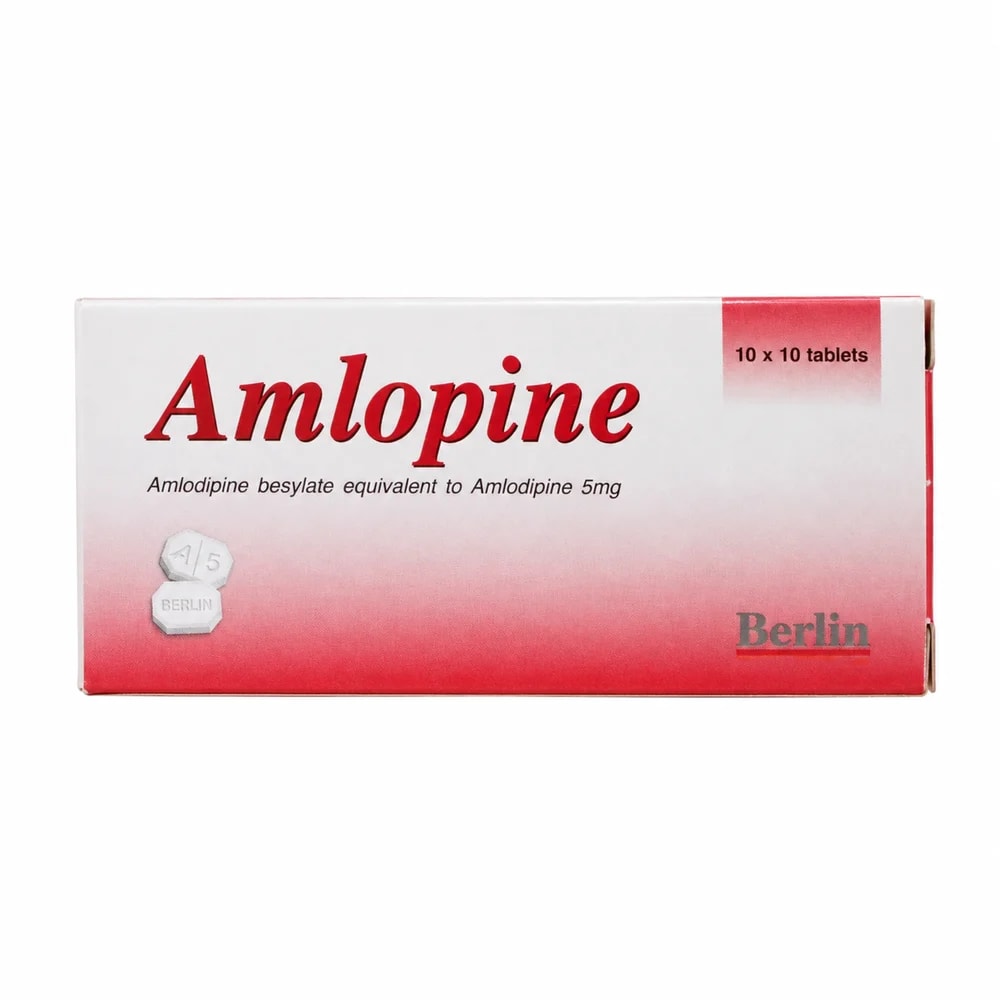 Amlopine 5 mg tablets, 10 x 10 tablets - Kim Yi