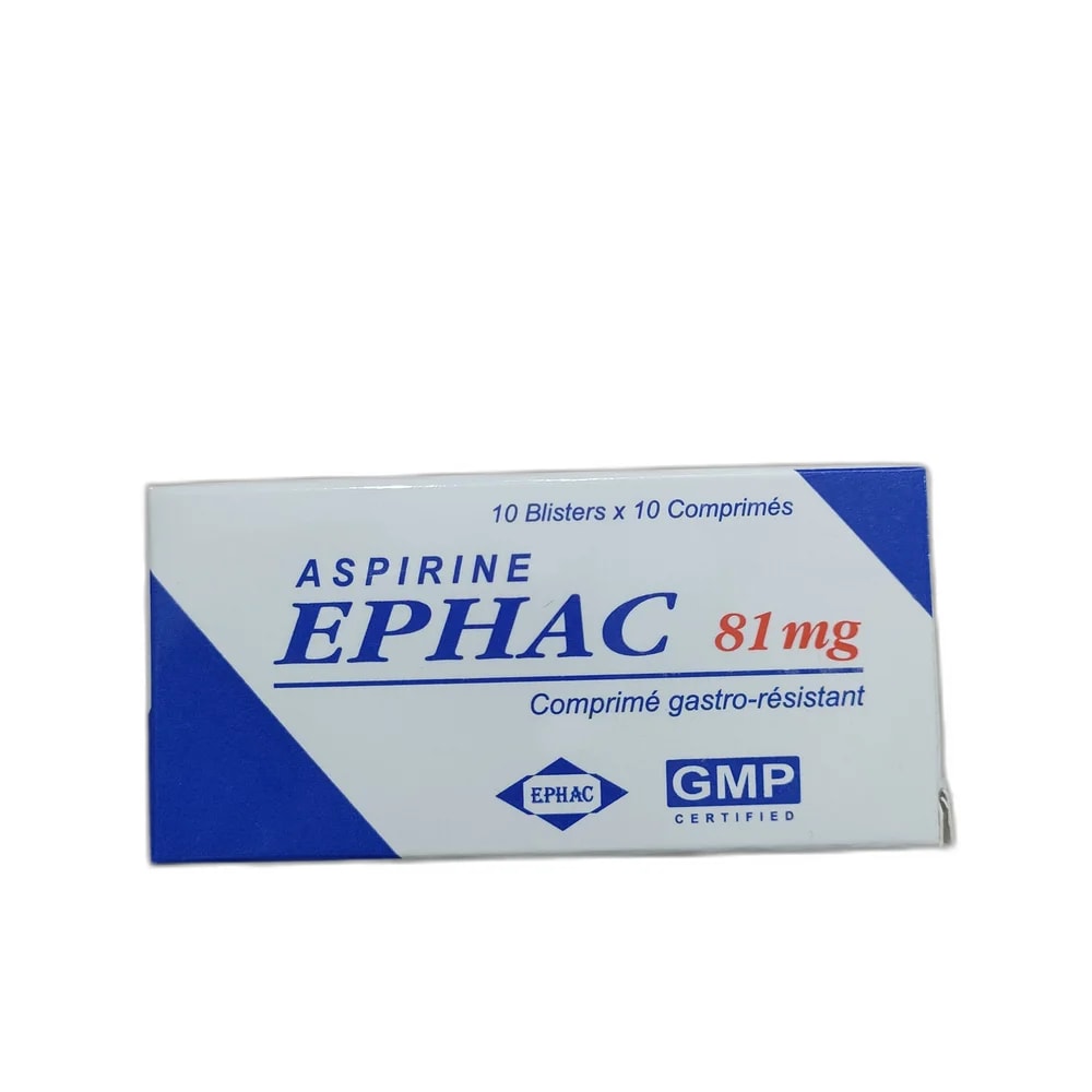 Aspirine Ephac 81 mg - PHARMCARE PHARMACY