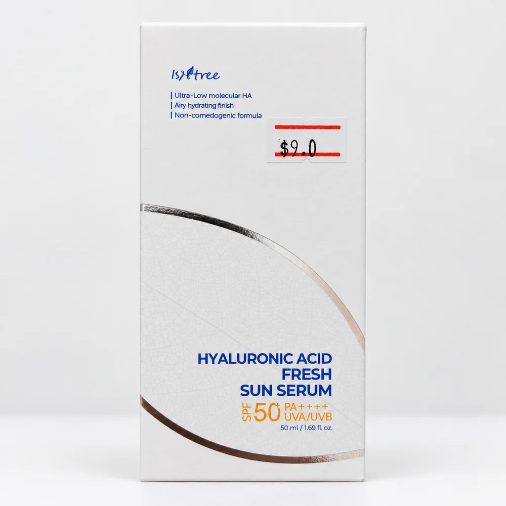 Isntree Ultra-Low Molecular Hyaluronic Acid Fresh Sun Serum SPF 50+ - Pharmacy Krech hong