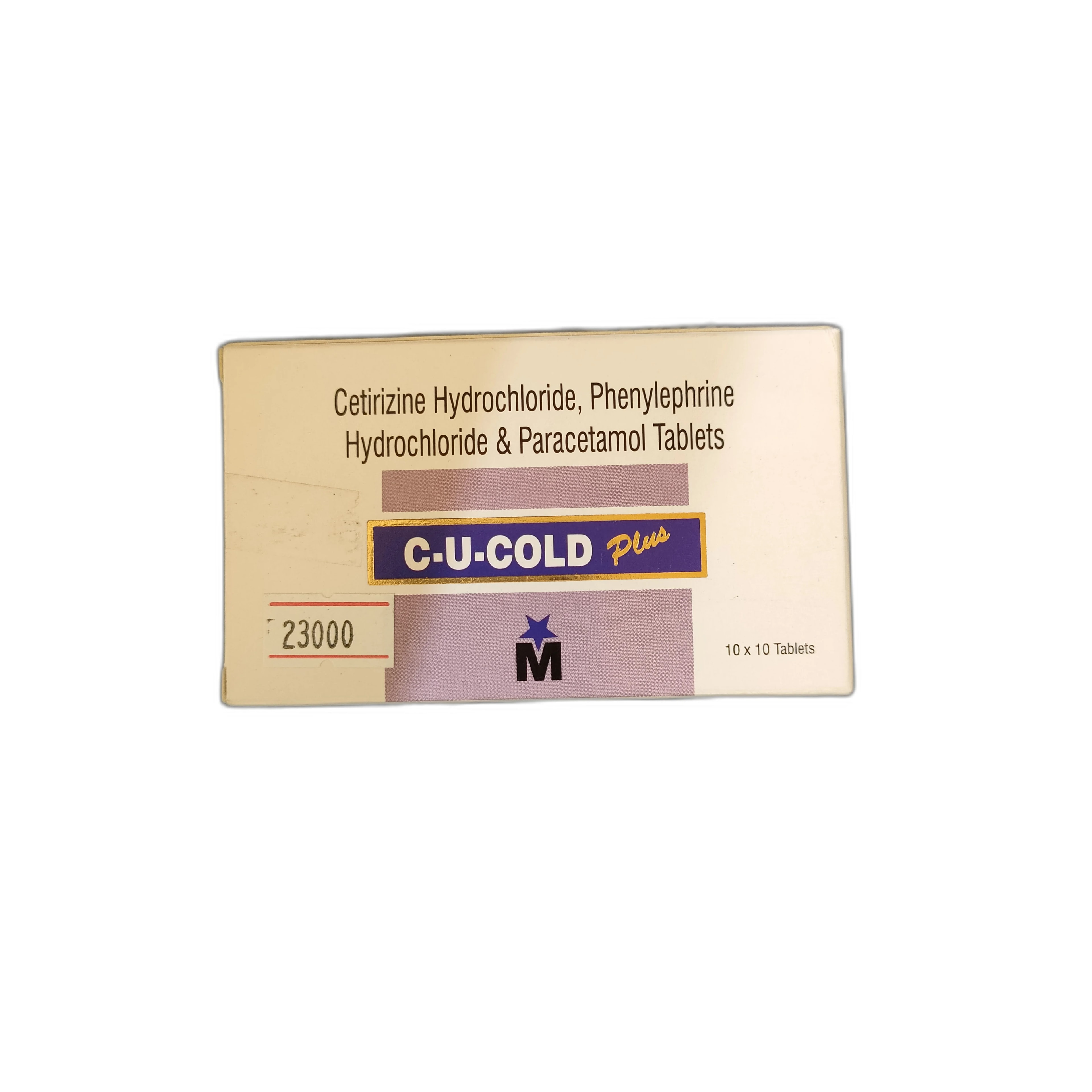 C-U-COLD Plus 5 mg / 5 mg / 500 mg - PRONETH PHARMA PHARMACY