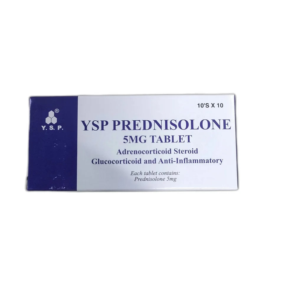 YSP Prednisolone 5 mg - Depot de Pharmacie B Rotha