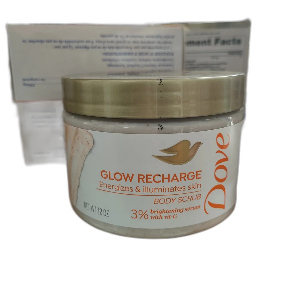 Dove Glow Recharge Body Scrub 12 oz (340 g) - MEY PHARMA PHARMACY
