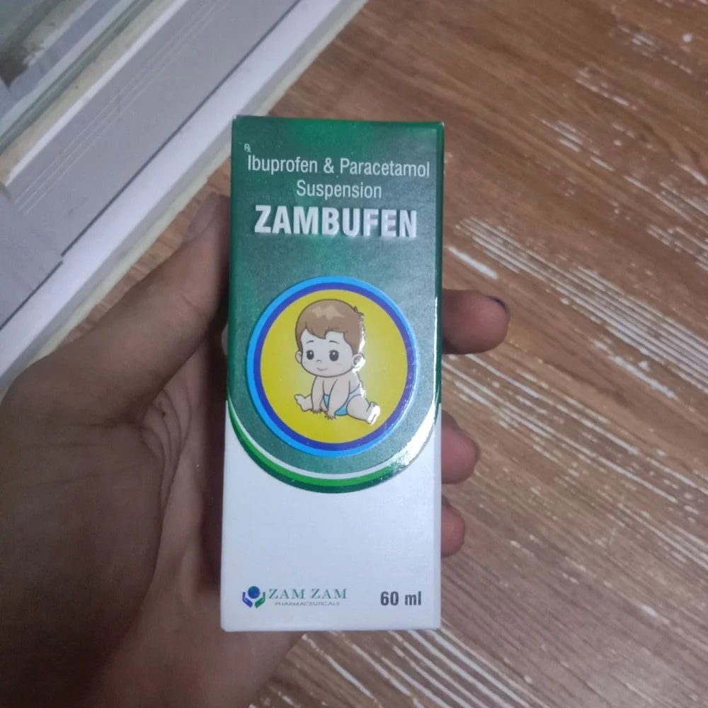 Zambufen Ibuprofen 100 mg + Paracetamol 162.5 mg / 5 mL - Kim Yi