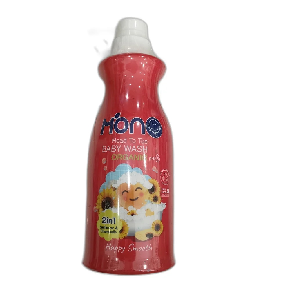 Mono Head To Toe Baby Wash Organic (Happy Smooth) - Reachvong Pharmacy