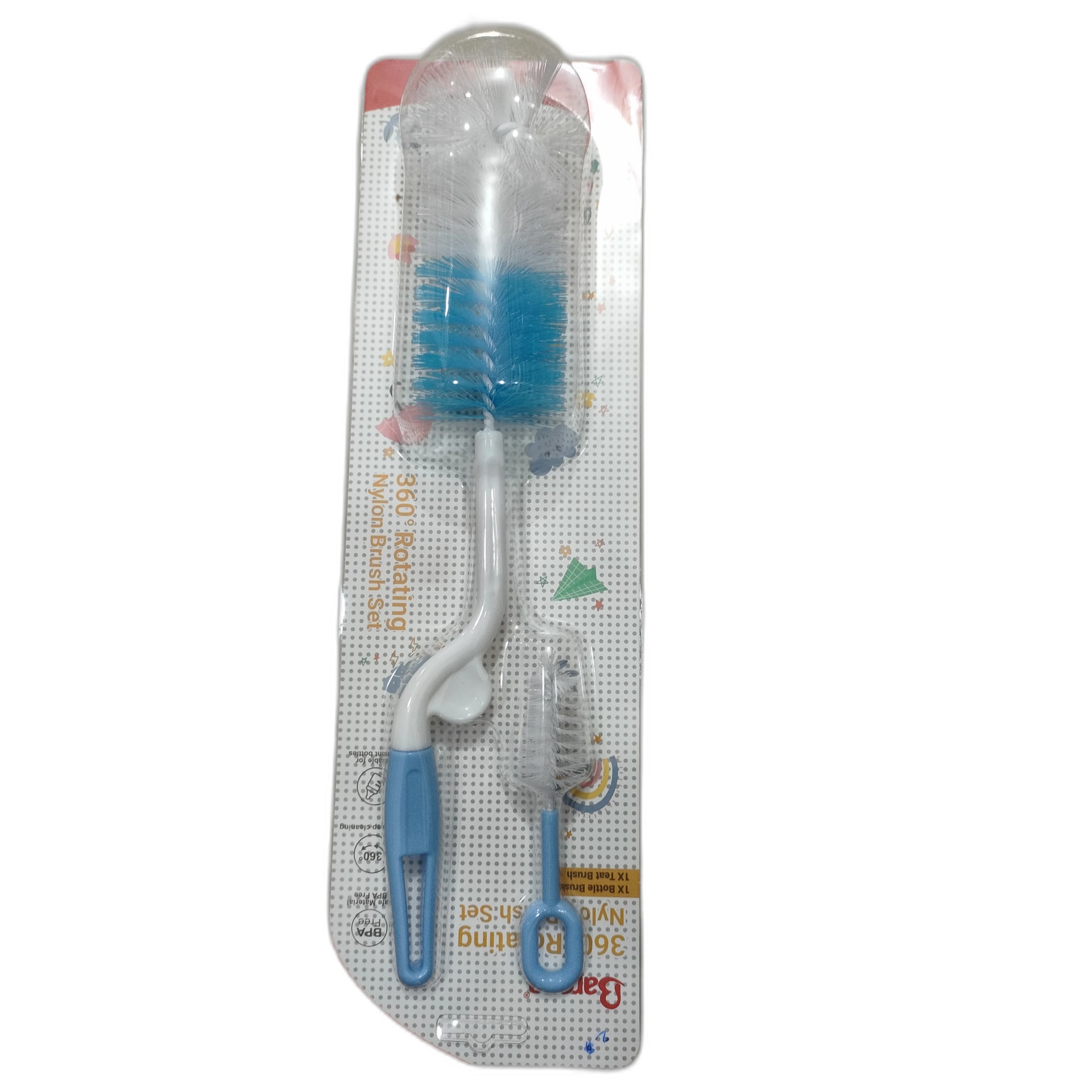 Barosa 360 Rotating Nylon Brush Set - PONLEU DOUNG DARA PHARMACY