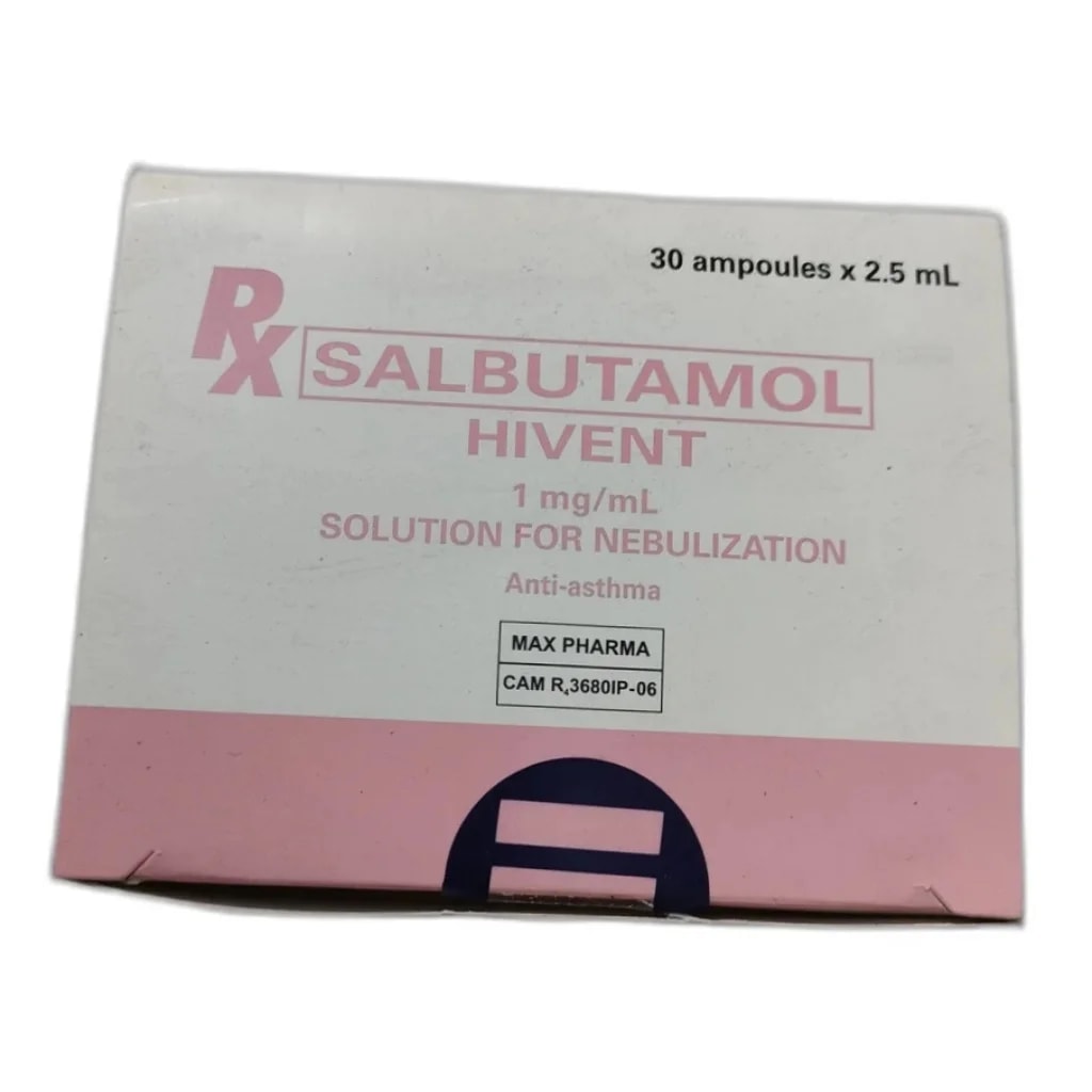 Salbutamol Hivent 1 mg/mL - PONLEU DOUNG DARA PHARMACY