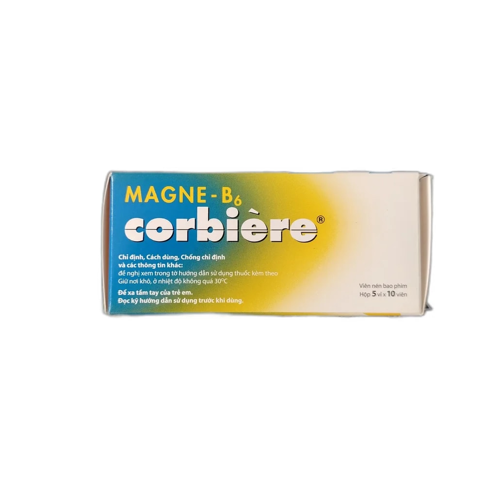 Magne-B6 Corbiere Magnesium lactate dihydrate 470 mg / Pyridoxine HCl 5 mg - PHARMACIE RATANAK