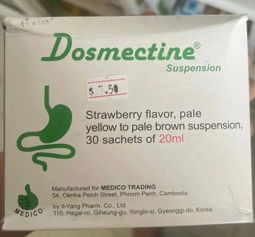 Dosmectine 30 sachets - ឱសថស្ថាន ក្តីស្រឡាញ់