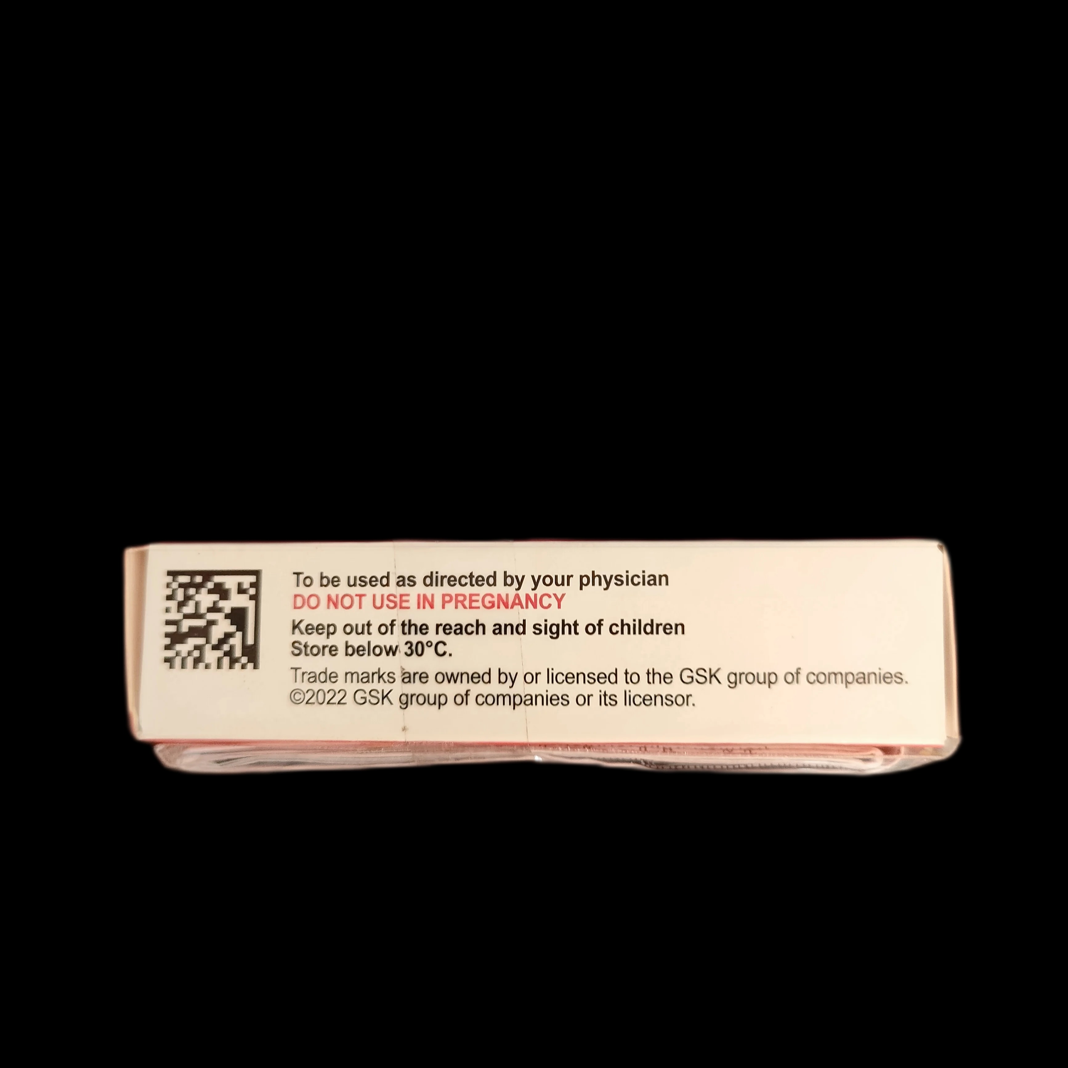 GSK Product (unknown - side view only) Not available - SREY MOM PHARMACY
