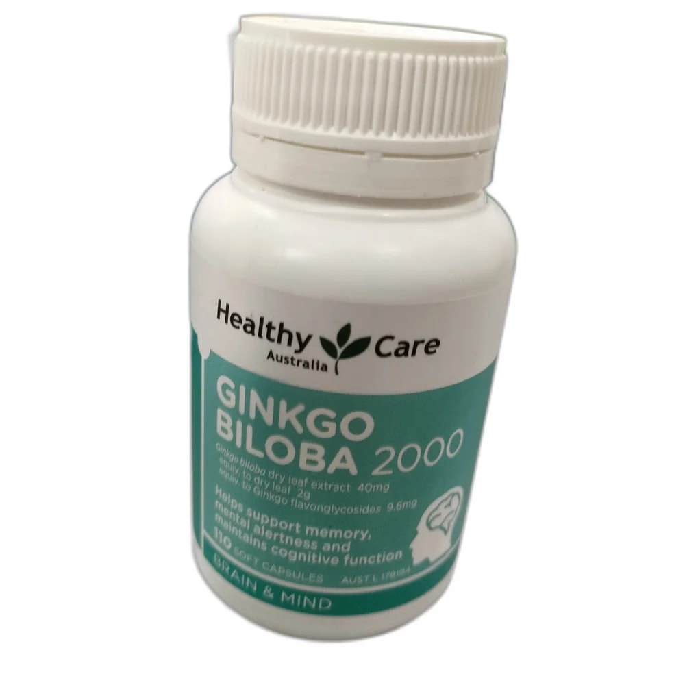 Healthy Care Ginkgo Biloba 2000 2000 mg - PHARMACIE MONGKUL