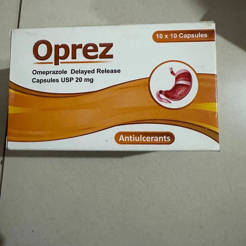 Oprez 20 mg delayed-release capsules - PHARMCY ARUN REAS