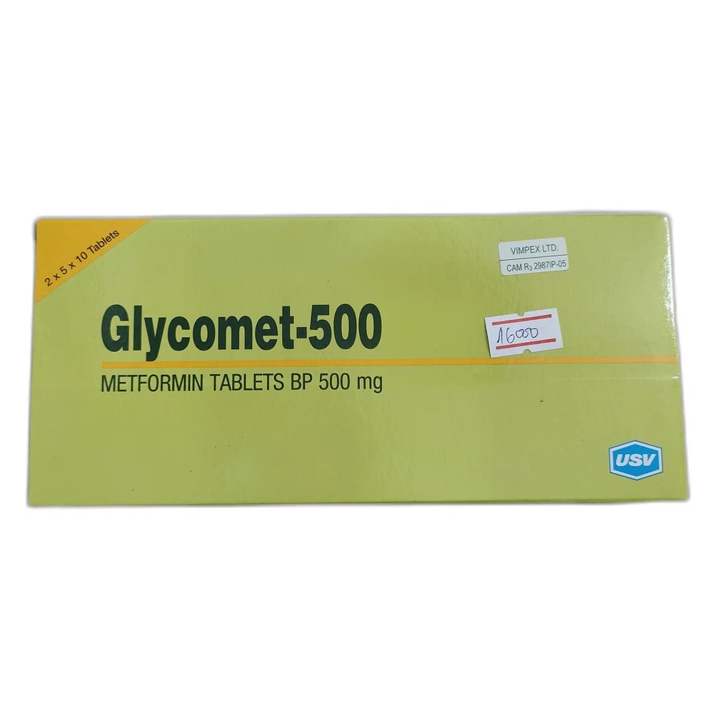 Glycomet-500 500 mg - PHARMACIE MONGKUL