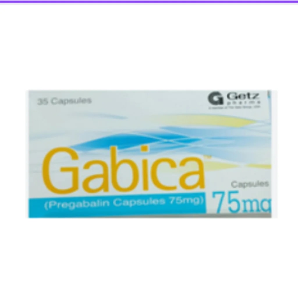 Gabica 75mg (Pregabalin) 75mg - Phnom Penh Care Pharmacy 2ND Floor / Under CENTRAL HOSPITAL