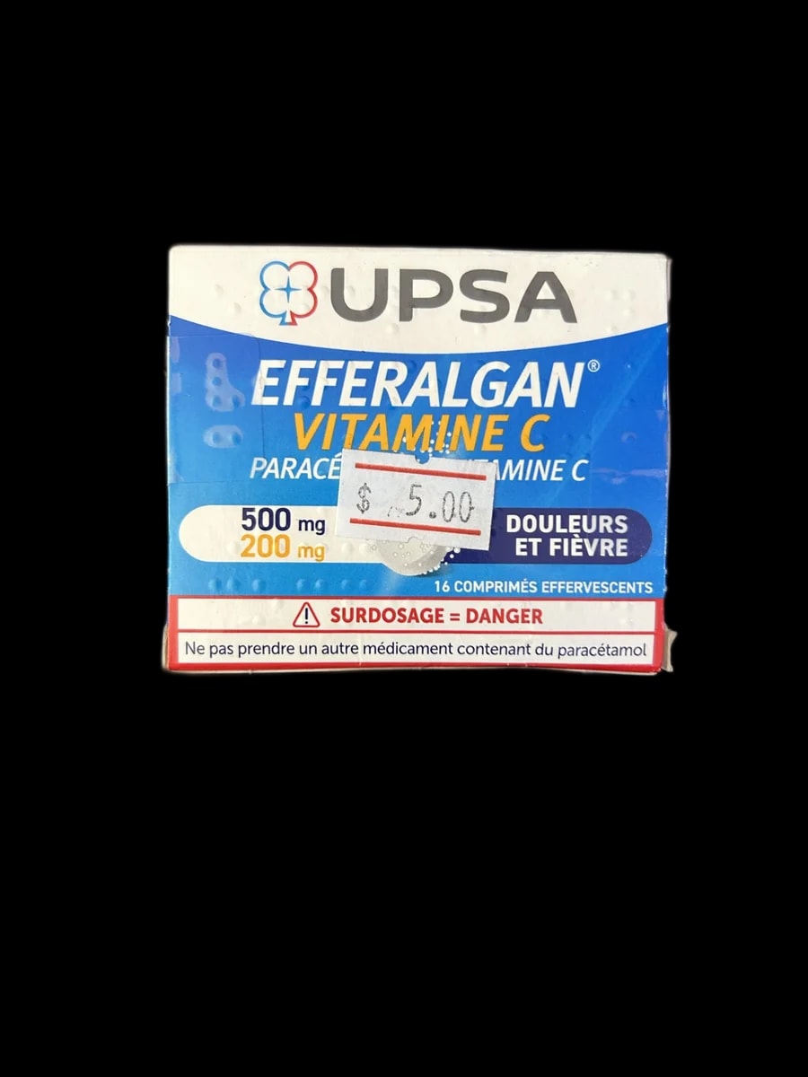 EFFERALGAN VITAMINE C Paracetamol 500mg / Vitamin C 200mg - ឱសថស្ថានព្រះខ័នពេជ្រ