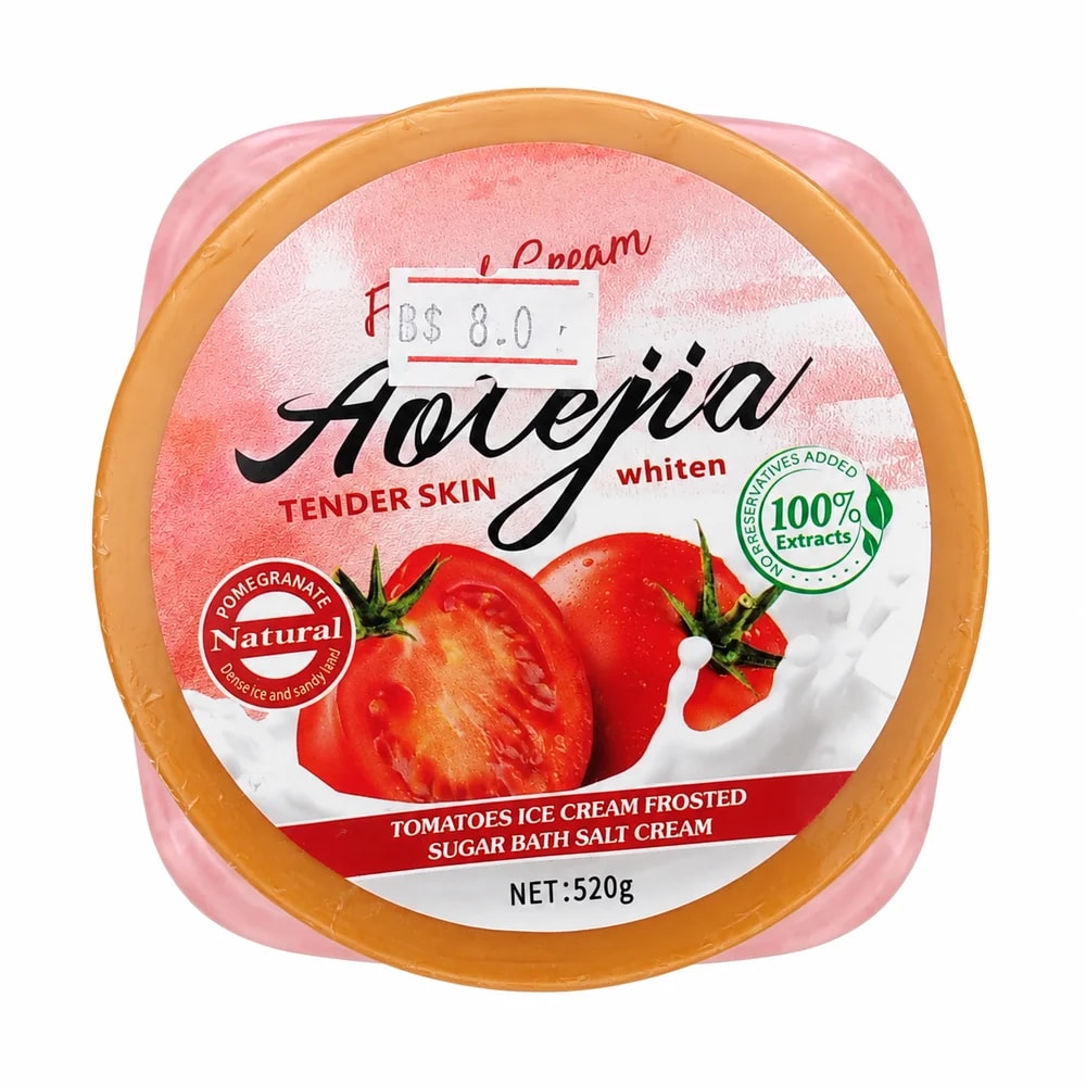 Aijia Tomatoes Ice Cream Frosted Sugar Bath Salt Cream 520 g - Pharmacy Krech hong
