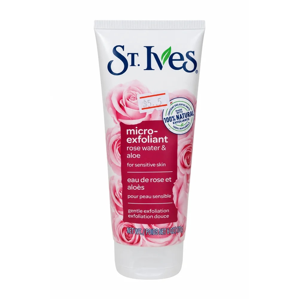 St. Ives Gentle Smoothing Face Scrub (Rose Water & Aloe Vera) - Pharmacy Krech hong