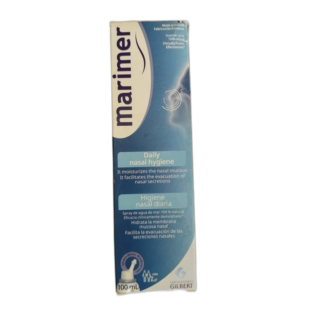 Marimer 100% natural seawater nasal spray, 100 mL - ឱសថស្ថាន សុខលាភ