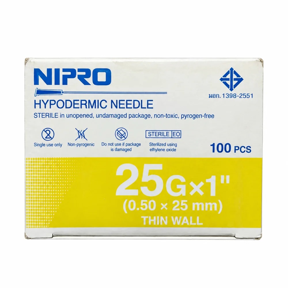 Nipro 25G × 1 inch (0.50 × 25 mm) - PHARMCY ARUN REAS