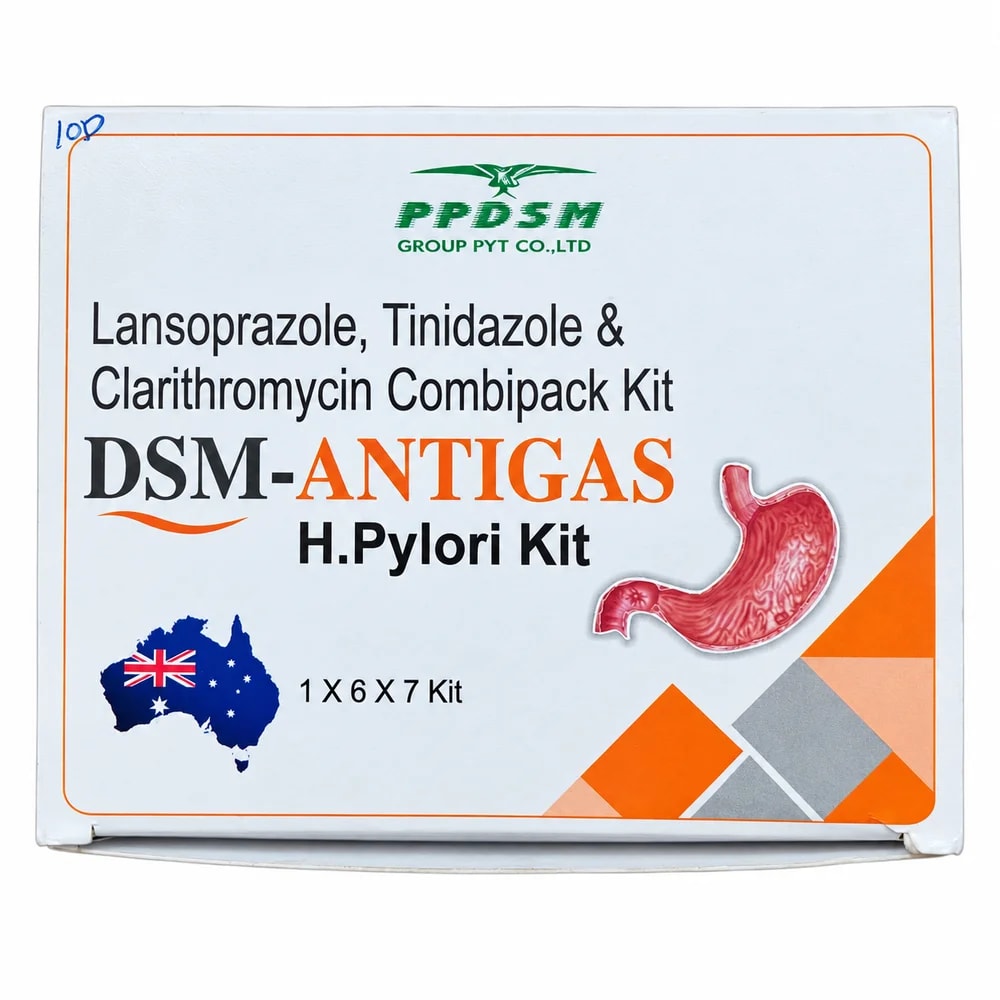 DSM-Antigas 30 mg / 500 mg / 250 mg combination kit - PHARMCY ARUN REAS