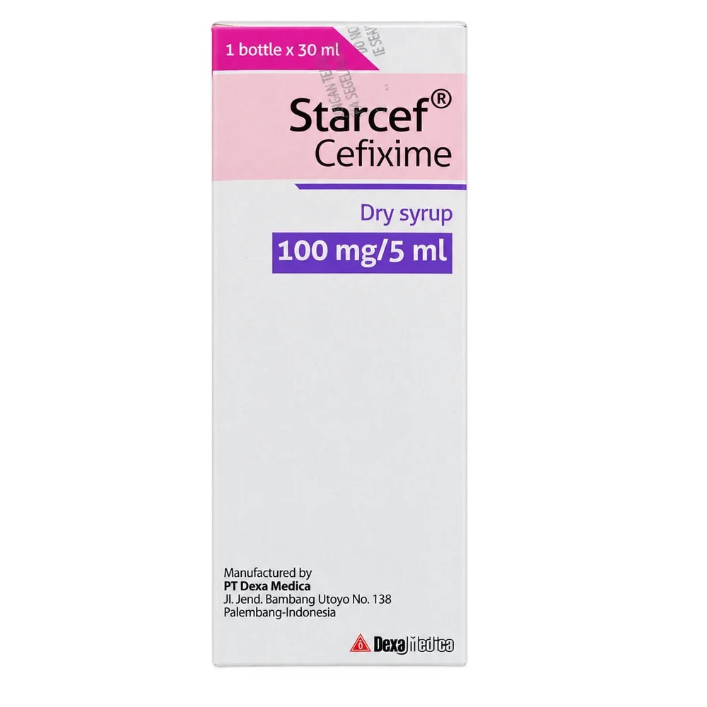 Starcef 100 mg/5 mL - Pharmacy Krech hong