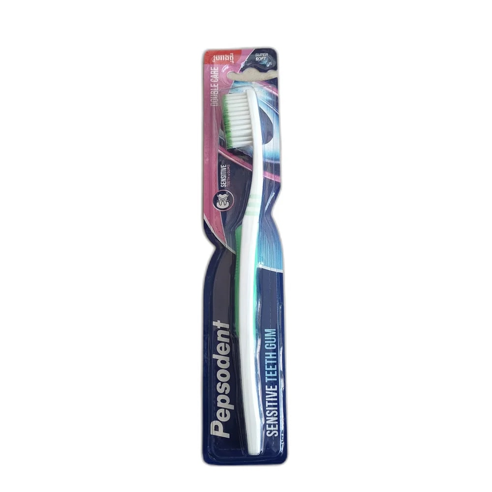 Pepsodent Sensitive Teeth Gum Double Care Toothbrush Not available - SUKHA PHARMACY