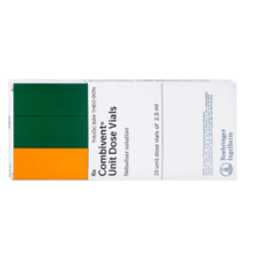 Combivent 2.5ml Nebulizer (Ipratropium 500mcg/Salbutamol 2.5mg) 2.5ml - Phnom Penh Care Pharmacy 2ND Floor / Under CENTRAL HOSPITAL