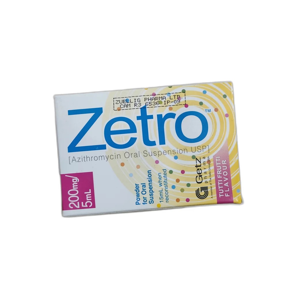 Zetro 200 mg / 5 mL (when reconstituted) - PHARMACIE MONGKUL