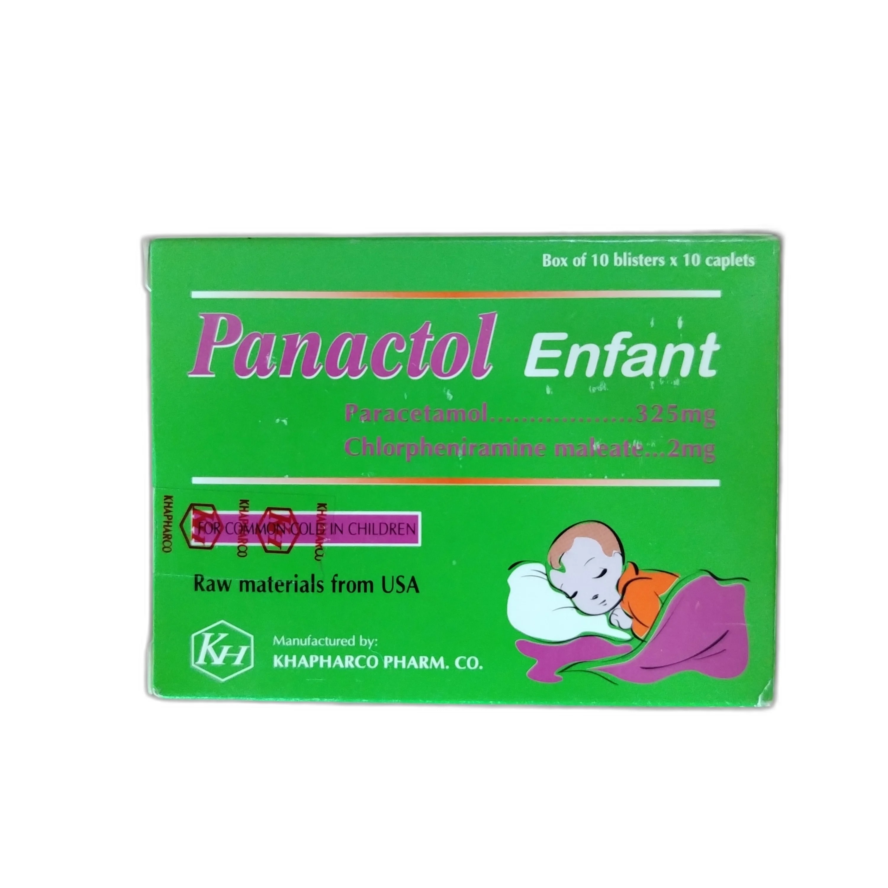 Panactol Enfant 325 mg / 2 mg - DARAREASH PHARMACY