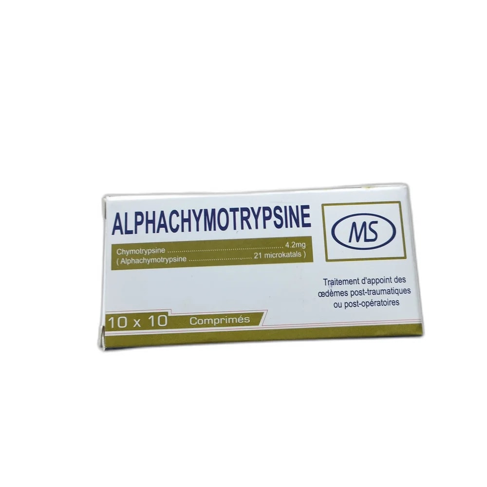 Alphachymotrypsine 4.2 mg (21 microkatals) - SUKHA PHARMACY