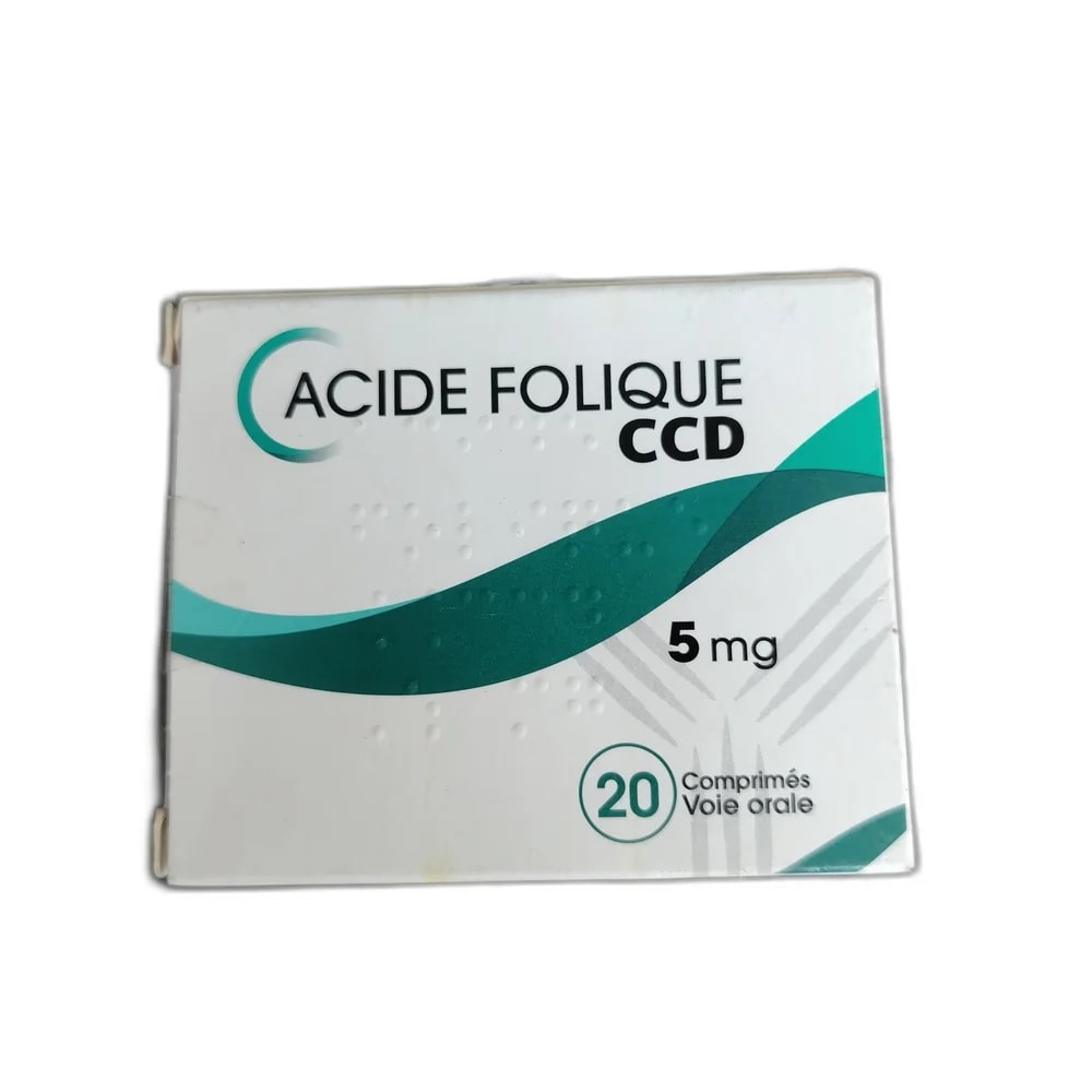 Acide Folique CCD 5mg - DHOU CARE PHARMACY