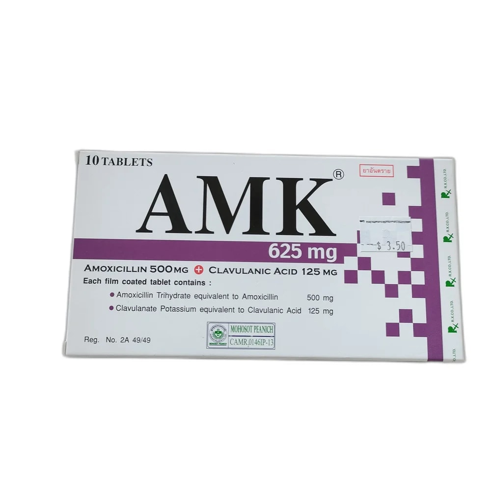 AMK 625 mg 500 mg / 125 mg - SUKHA PHARMACY