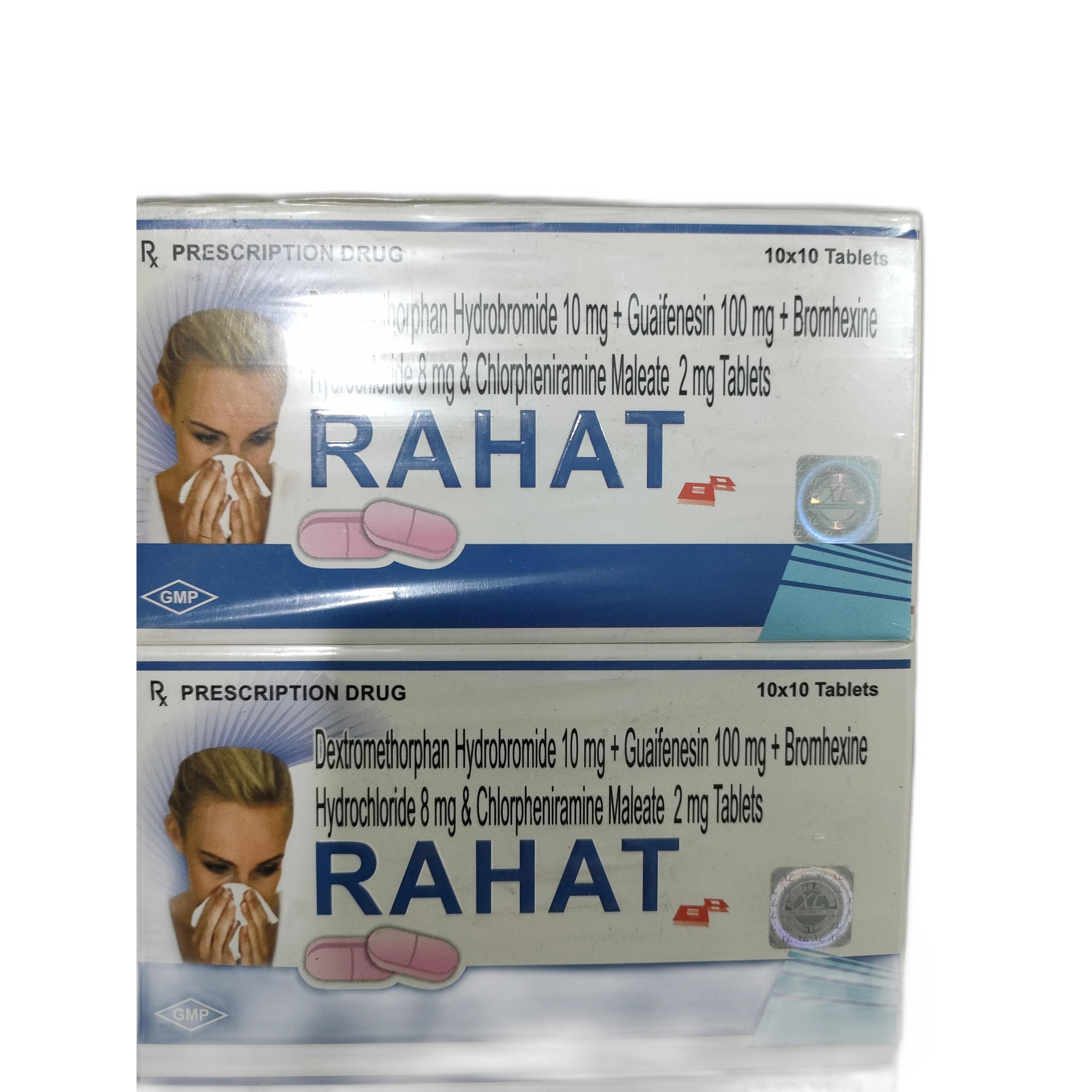 RAHAT 10 mg / 100 mg / 8 mg / 2 mg - ឱសថស្ថាន សិរីមង្គលថ្មី
